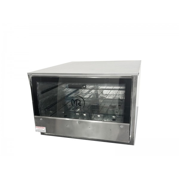 Forno Industrial Extra Grande Inox para embutir nos fogões de 4, 6 ou 8 bocas 40x40 / Baixa pressão / Tampo de vidro - MR Fogões