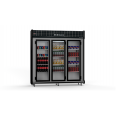 Expositor Refrigerado Bebidas Conveniência 3 Portas Vidro 2,00 mts - 2153B POLOFRIO