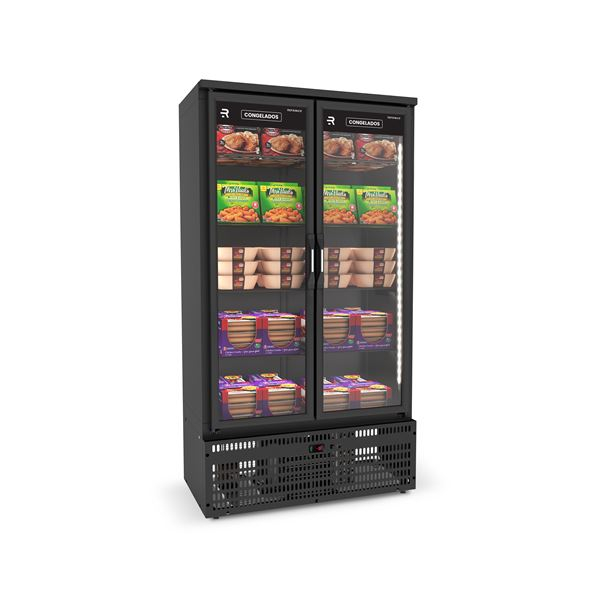 Auto Serviço Vanguard Congelados 2 Portas BLACK - ASVCG2PB REFRIMATE