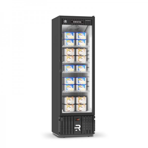 Visa Cooler Sorvetes 400L Porta de Vidro - VCS400PV REFRIMATE