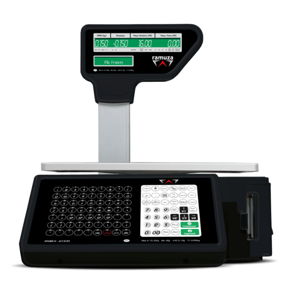 Balança ATENA II ETHERNET 35Kg/2g com Etiquetador Embutido RAMUZA