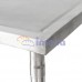 Mesa 1,50x0,70 INox 304 com 01 cuba 50x40x25 com grade inferior desmontável - 6812 IMECA