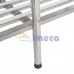 Mesa 1,90x0,90 Inox 430 canto arredondado com grade inferior 06 pés desmontável - 2854 IMECA