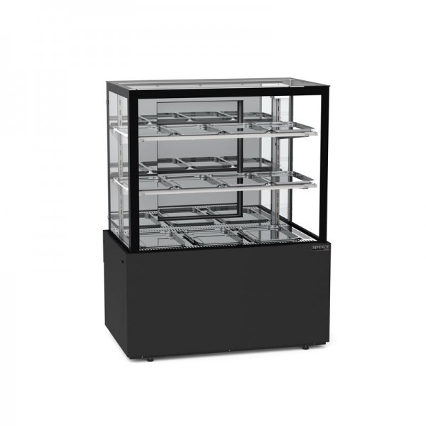 Vitrine Titanium Premium 2 Prateleiras Quente 1,00 Mt - VTPRQ2P 1000 REFRIMATE