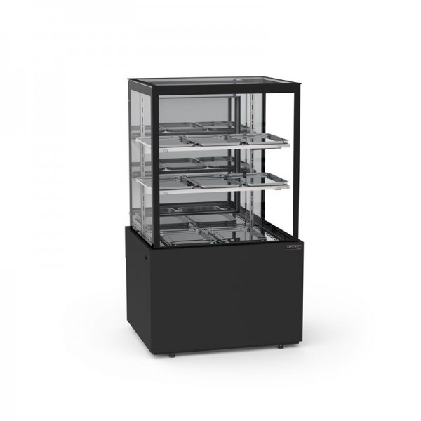 Vitrine Titanium Premium 2 Prateleiras Quente 0,75 Mt - VTPRQ2P 750 REFRIMATE