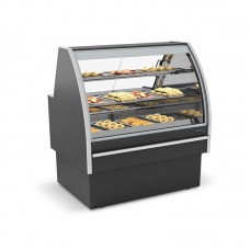 Expositor Padaria Premium Quente Vidro Curvo 1,25 Mts - EPPRQVC 1250 REFRIMATE