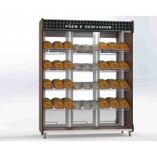 Vitrine espelhada para pães Nobre 1,50 Mts - 7102 POLOFRIO